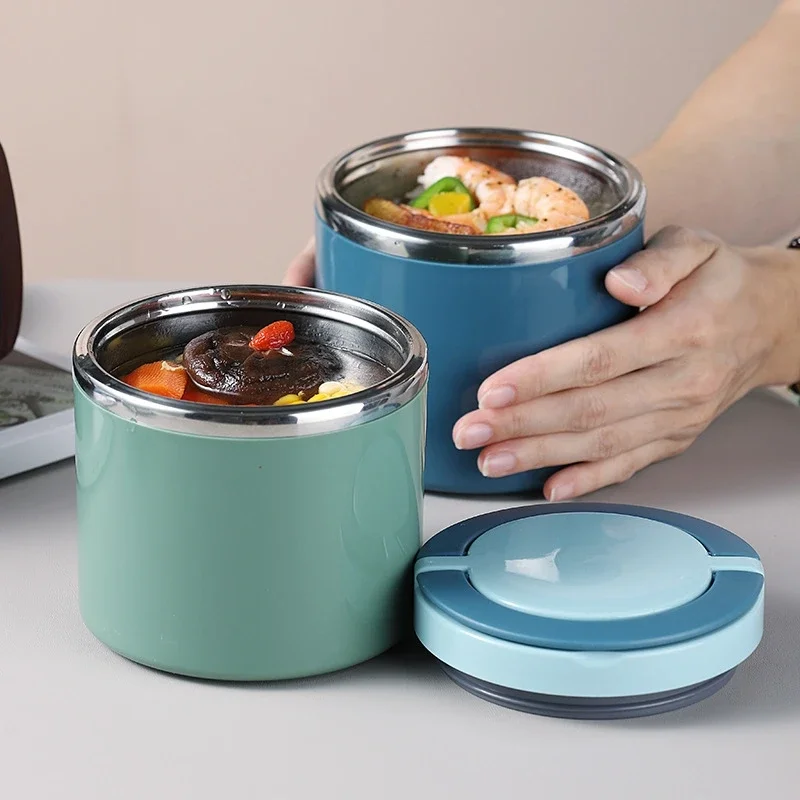 Meal Prep Bowl - 630/1000 ml isoliertes Lebensmittelglas, Thermos-Lunchbox aus