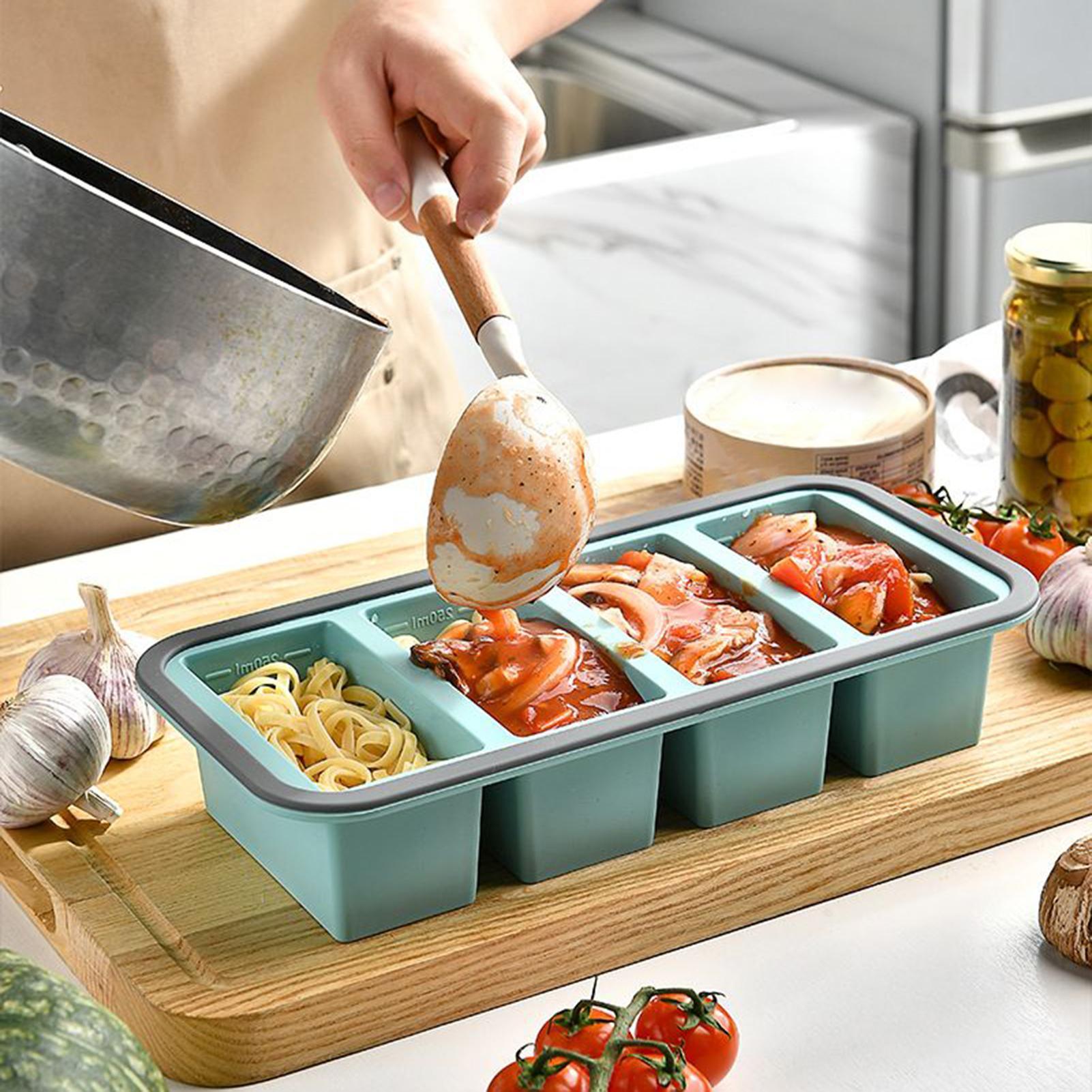Silikon-Gefrierformen mit Einf – Meal Prep Template Bewertung und Preis