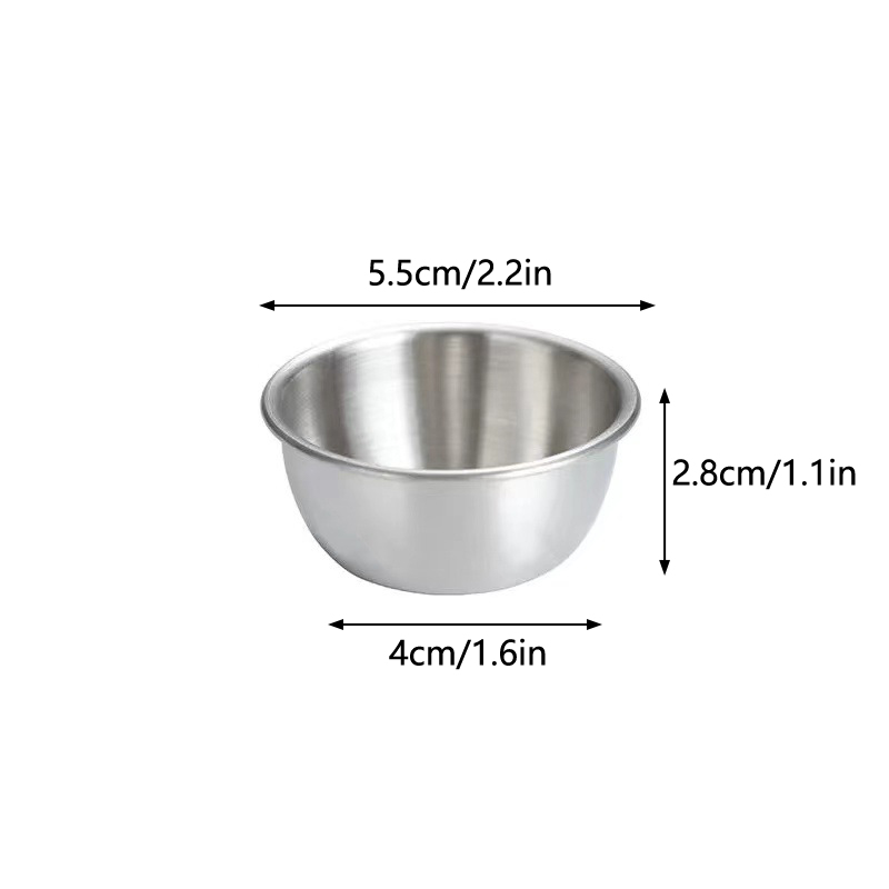 △   304 Edelstahl Kleine Gewür – Sauce Dipping Cup Bewertung und Preis