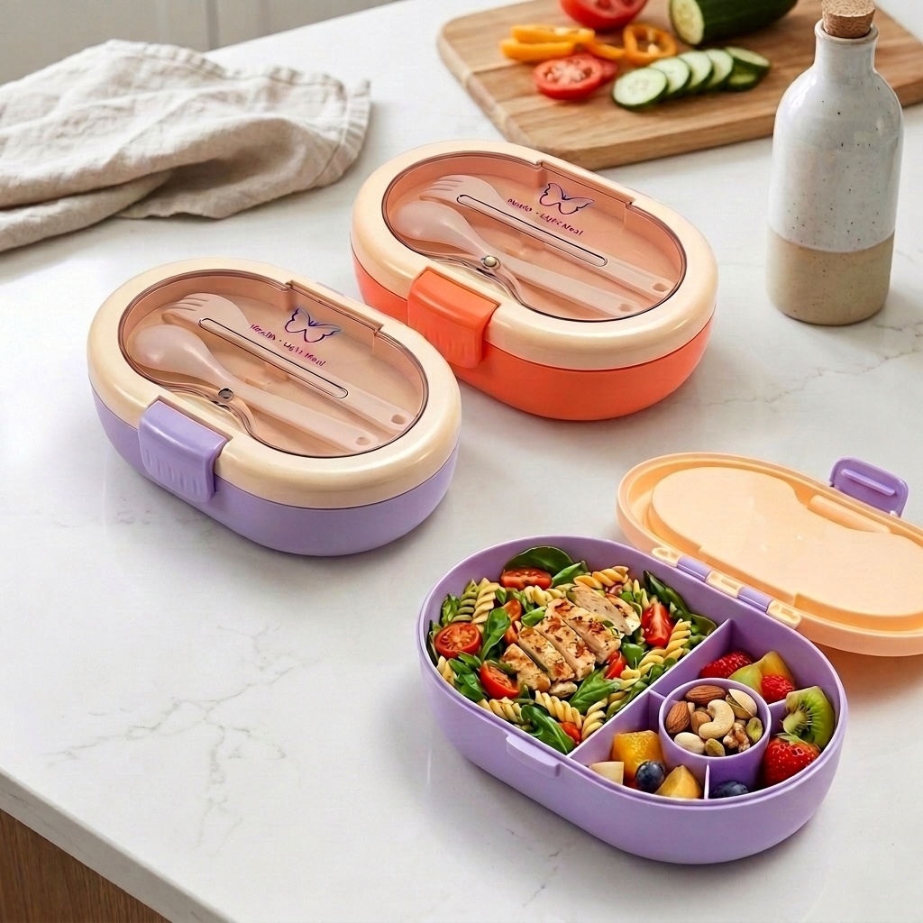 Auslaufsichere Plastik-Bento-L – Meal Prep Or Prep Meal Bewertung und Preis