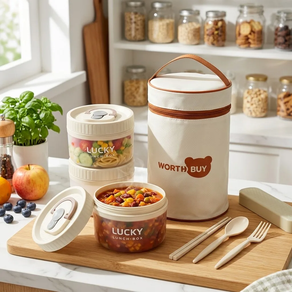 Plastik-Bento-Box, mikrowellen – Meal Prep Or Prep Meal Bewertung und Preis