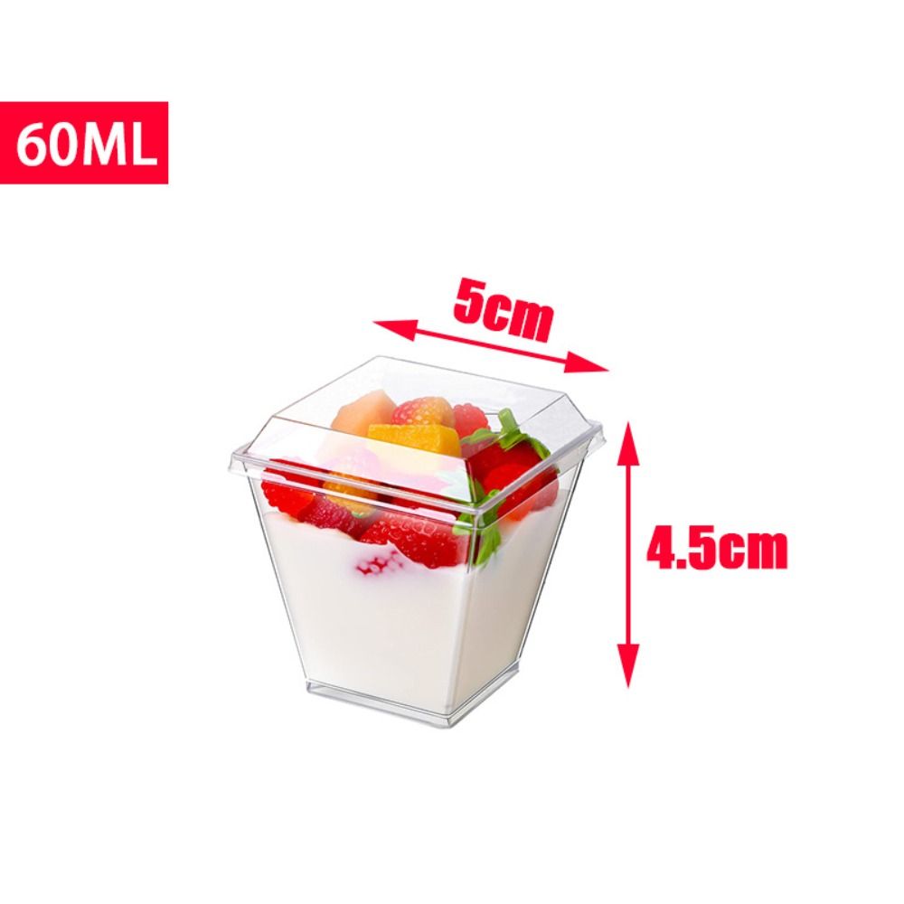 10Pcs Joghurt Tasse Einweg Mou – Sauce Dipping Cup Bewertung und Preis