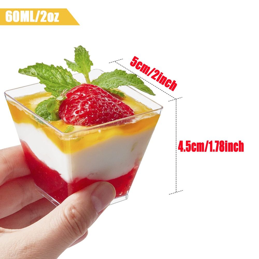 10Pcs Joghurt Tasse Einweg Mou – Sauce Dipping Cup Bewertung und Preis