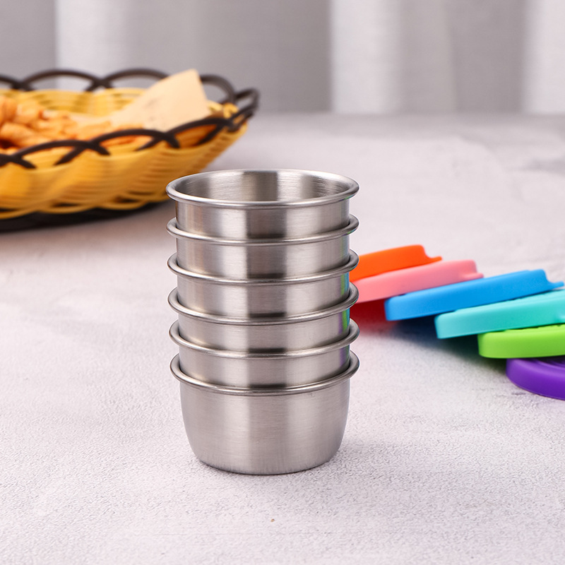 1/4Pcs Edelstahl Eintauchen Sa – Sauce Dipping Cup Bewertung und Preis